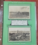 Topical Real Photo Postcard Group, 11 Different from 1914 (Est $90-120)
