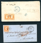 French Offices in Turkey - 2 Covers (Est $200-300)