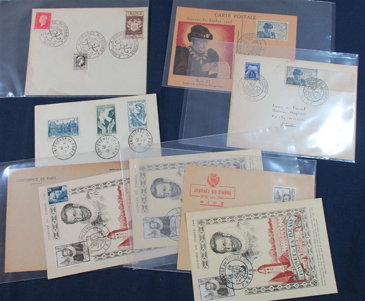 France First Day Cover Group, 1927//1946 (Est $100-150)
