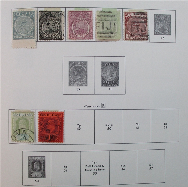 British Colonies Collection in 5 Minkus Specialty Albums (Est $1400-1800)