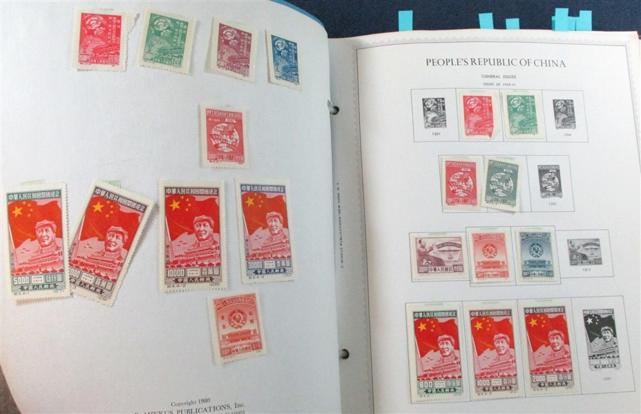 People's Republic of China Collection in Minkus Album to 1986 (Est $250-300)
