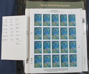 USA Semi-Postal Mint Sheets (Face $402)