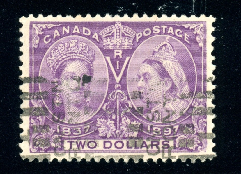 Canada Scott 62 Used F-VF, $2 Jubilee (SCV $550)