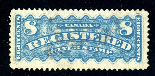 Canada Scott F3 Registration Stamp Used, F-VF (SCV $330)