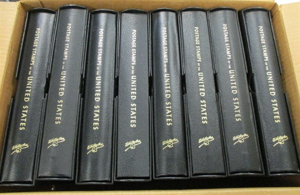 8 White Ace Binders/Slipcases for United States - New! (Est $160-240)