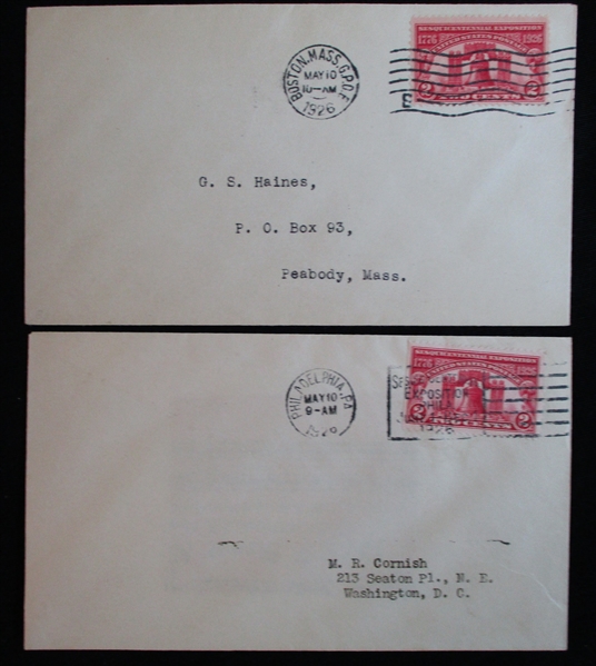 USA Scott 627 First Day Cover Group - 1926 Sesquicentennial Expo (Est $100-150)