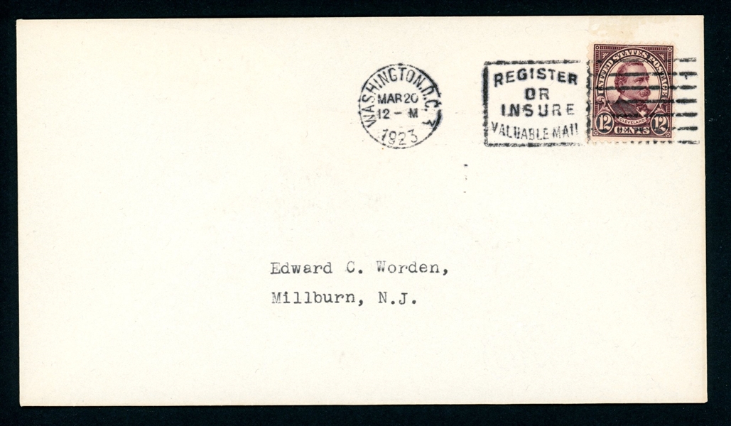 USA Scott 564 First Day Cover, 1923 12¢ Cleveland (SCV $185)