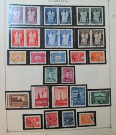 Foreign Collection on Scott Pages, W-Z Countries, 1940-1960 (Est $600-800)