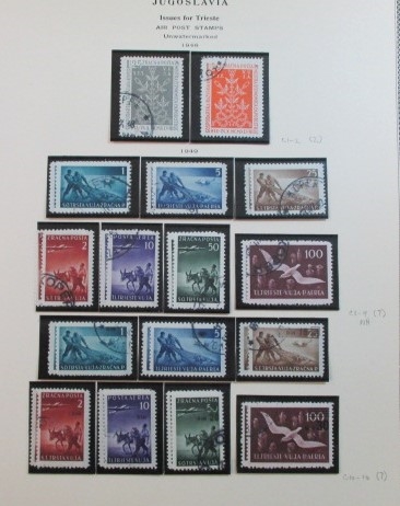 Foreign Collection on Scott Pages, W-Z Countries, 1940-1960 (Est $600-800)