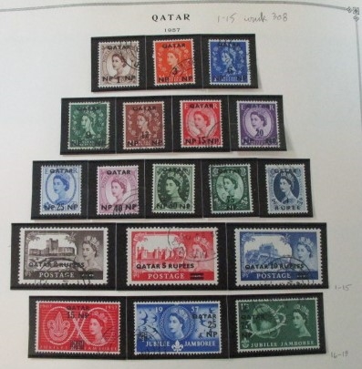 Foreign Collection on Scott Pages, Q-R Countries, 1940-1960 (Est $600-800)