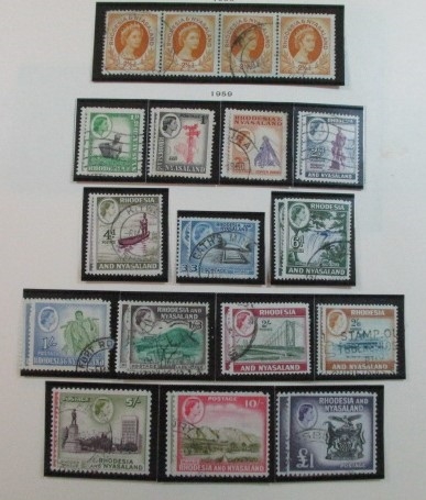 Foreign Collection on Scott Pages, Q-R Countries, 1940-1960 (Est $600-800)