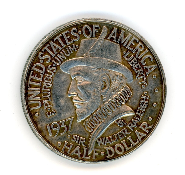 1937 Roanoke Island, North Carolina Commemorative Half Dollar (Est $150-200)