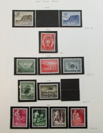 Foreign Collection on Scott Pages, N Countries, 1940-1960 (Est $500-750)