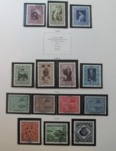 Foreign Collection on Scott Pages, L Countries, 1940-1960 (Est $400-500)