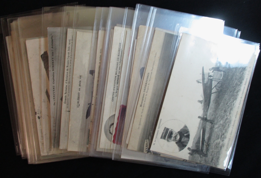 French Aviation Postcards, Early 1900's (Est $175-200)