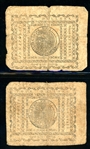 1775 $4 Annapolis Maryland Colonial Currency (Qty 2), 4sh 6p  (Est $175-250)