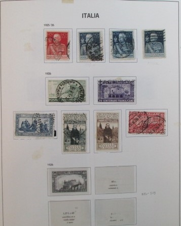 Italy Used Collection in Davo Album to 1992 (Est $800-1200)