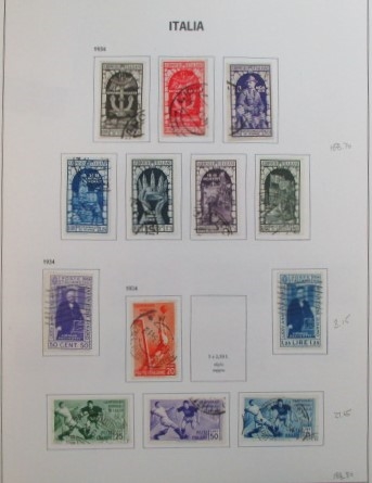 Italy Used Collection in Davo Album to 1992 (Est $800-1200)