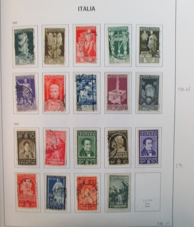 Italy Used Collection in Davo Album to 1992 (Est $800-1200)