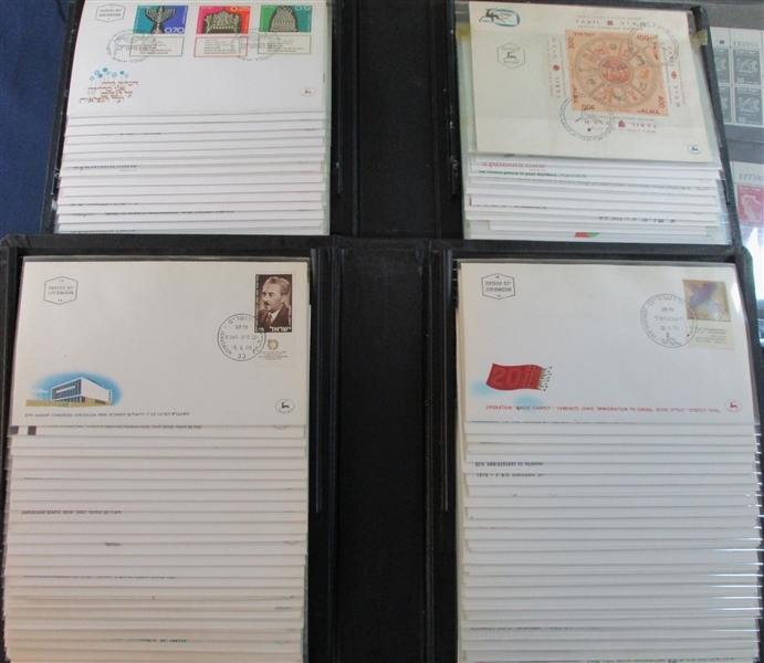 Israel Boxlot - Stamps, Framas, and First Day Covers (Est $500-600)