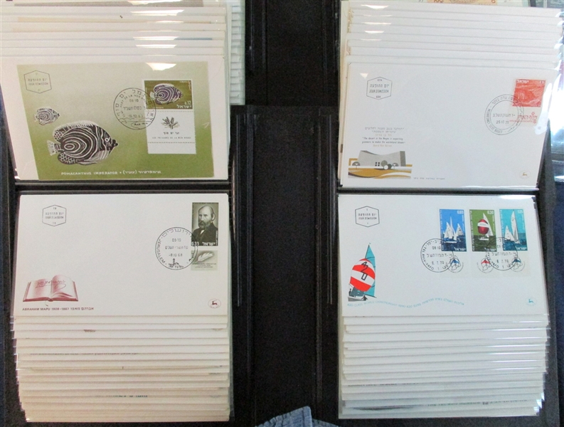 Israel Boxlot - Stamps, Framas, and First Day Covers (Est $500-600)