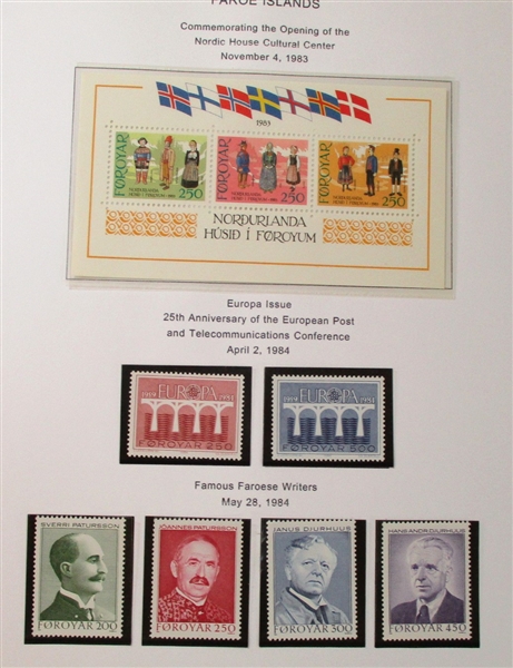 Faroe Islands Mint Collection to 1993 (Est $200-300)