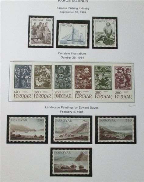 Faroe Islands Mint Collection to 1993 (Est $200-300)