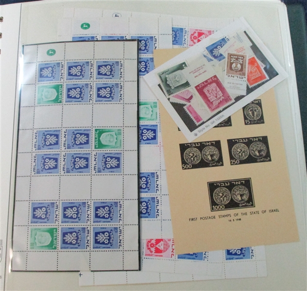 Israel Collection in 3 Schaubek Hingeless Albums to 2003 (Est $500-600)