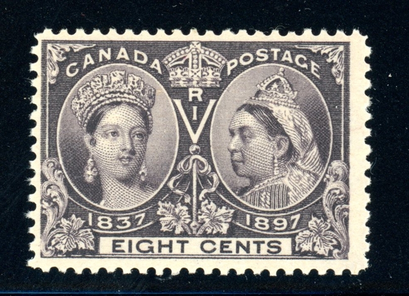 Canada Scott 56 MNH, Fine+, 8c Jubilee (SCV $300)