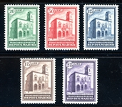 San Marino Scott 134-138 MNH Complete Set, 1932 Post Office (SCV $463)