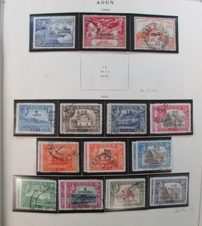 Foreign Collection on Scott Pages, A-B Countries, 1940-1960 (Est $800-1000)