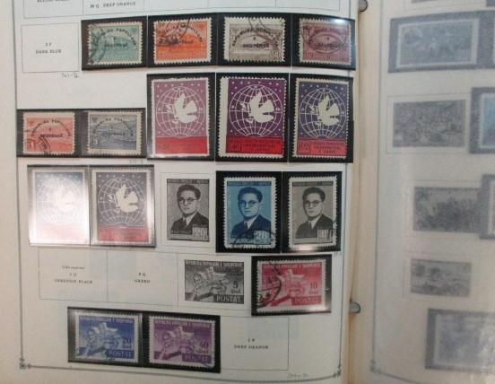 Foreign Collection on Scott Pages, A-B Countries, 1940-1960 (Est $800-1000)