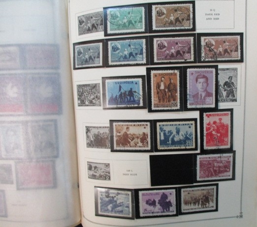 Foreign Collection on Scott Pages, A-B Countries, 1940-1960 (Est $800-1000)