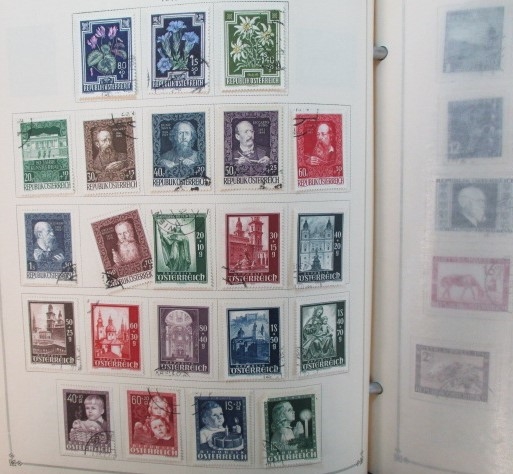 Foreign Collection on Scott Pages, A-B Countries, 1940-1960 (Est $800-1000)