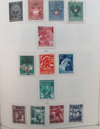 Foreign Collection on Scott Pages, A-B Countries, 1940-1960 (Est $800-1000)