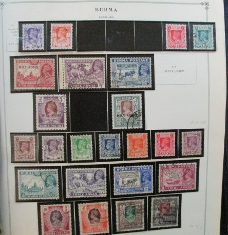 Foreign Collection on Scott Pages, B-D Countries, 1940-1960 (Est $800-1000)