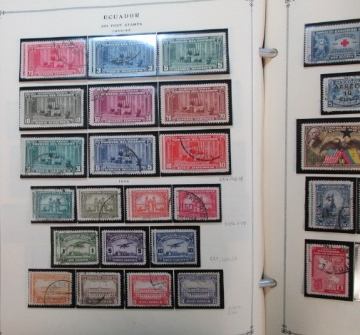 Foreign Collection on Scott Pages, E-G Countries, 1940-1960 (Est $1200-1500)