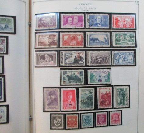 Foreign Collection on Scott Pages, E-G Countries, 1940-1960 (Est $1200-1500)