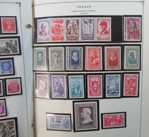 Foreign Collection on Scott Pages, E-G Countries, 1940-1960 (Est $1200-1500)