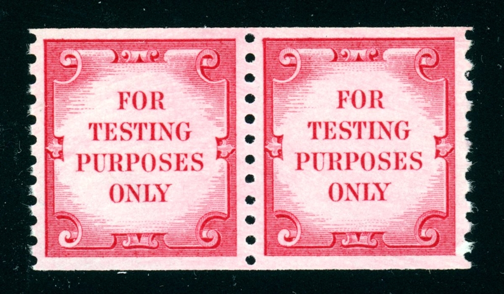 USA Scott TD108 MNH Coil Pair, Carmine (SCV $1000)