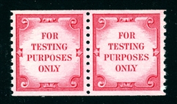 USA Scott TD108 MNH Coil Pair, Carmine (SCV $1000)