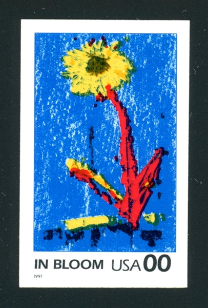 USA Scott TD129A MNH 00¢ Test Stamp - Flower (SCV $375)