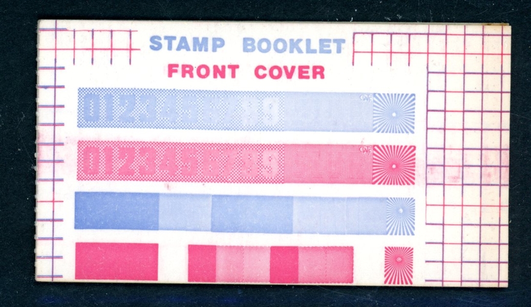 USA Scott TDB48 Test Booklet, Red and Blue Cover (SCV $750)