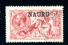 Nauru Scott 14 Used F-VF with 1992 APS Certificate (SCV $175)