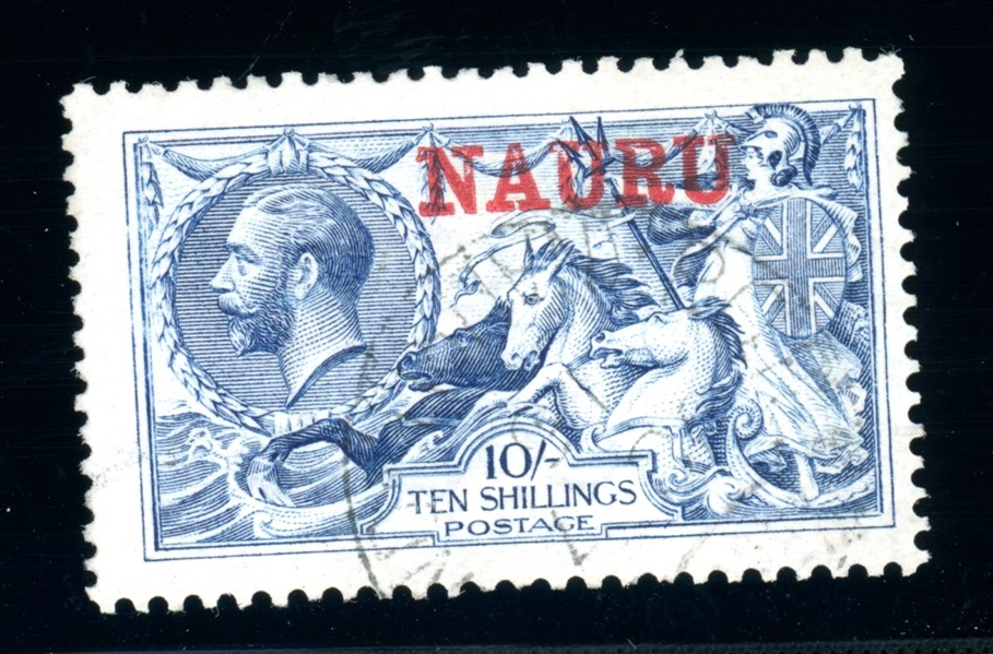 Nauru Scott 15 Used F-VF with 1983 Royal Philatelic Certificate (SCV $450)