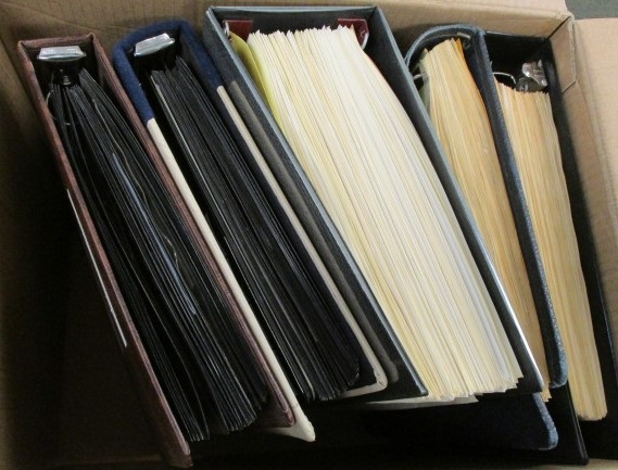 Group of Albums and Binders, Over 9600 Foreign Stamps (Est $200-300)