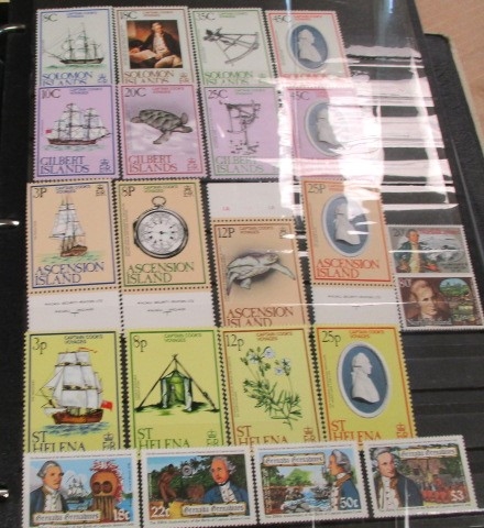 Group of Albums and Binders, Over 9600 Foreign Stamps (Est $200-300)