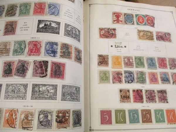 Group of Albums and Binders, Over 9600 Foreign Stamps (Est $200-300)