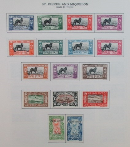 St Pierre and Miquelon Collection to 1940 (Est $300-400)