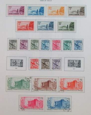 St Pierre and Miquelon Collection to 1940 (Est $300-400)